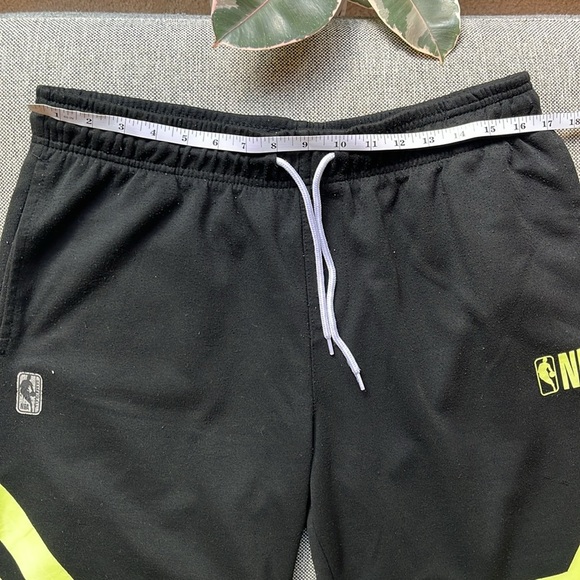 🏀 NBA Basketball Shorts with Neon Yellow Logo , Size: - Picture 11 of 13